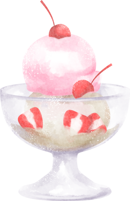 Strawberry and Chocolate Ice Cream
